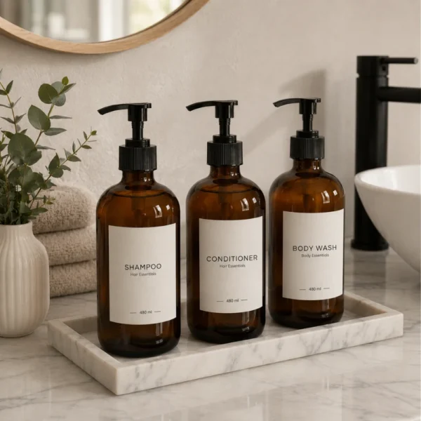 Set X 3 Dispensadores Para Baño