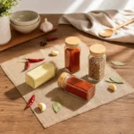 Set X 3 Frascos para Especias con Tapa de Bambú - Imagen 4