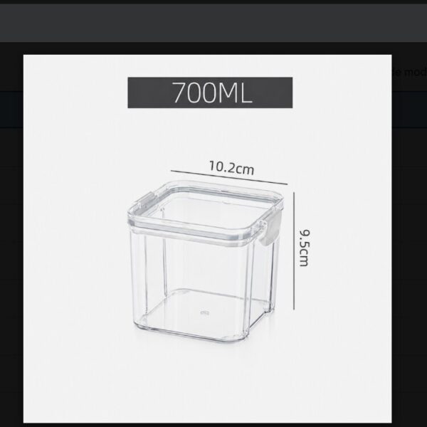 Contenedor hermetico para alimentos de 700 ml