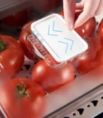 Caja De Almacenamiento Apilable Para Refrigerador Con Ventilación Para Mayor Conservación - vista 4