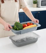 Escurridor Multifuncional Extensible Con Bandeja