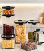 Contenedor Hermético para Alimentos Negro